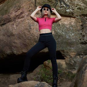 NWT SuperDry Trainer crop top